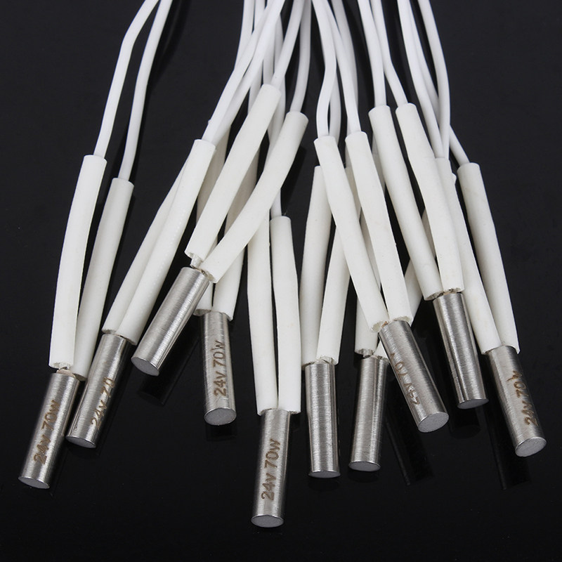 3DSWAY 3D打印机配件 12V/24V 70W加热棒6*20电发热管高温单喷头,淘宝优惠券,粉丝福利购,淘宝优惠卷