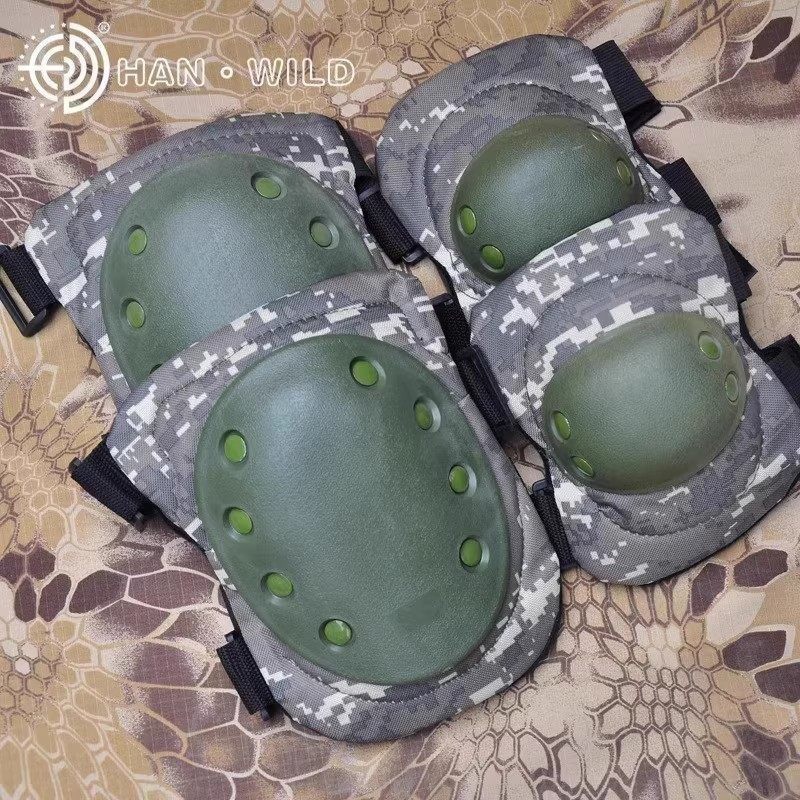 户外特种兵战术护具训练登山攀岩黑鹰护膝护肘防护套装野战CS装备,淘宝优惠券,粉丝福利购,淘宝优惠卷