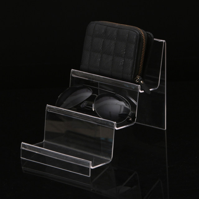 Multi-layer trapezoidal display of imported acrylic acrylic Multi-layer trapezoidal display of imported acrylic acrylic