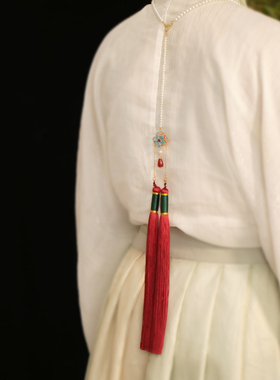 璎珞加长背云合成珠串珠女