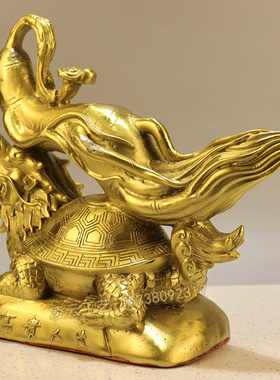 黄铜招财明清古典风水家居装饰