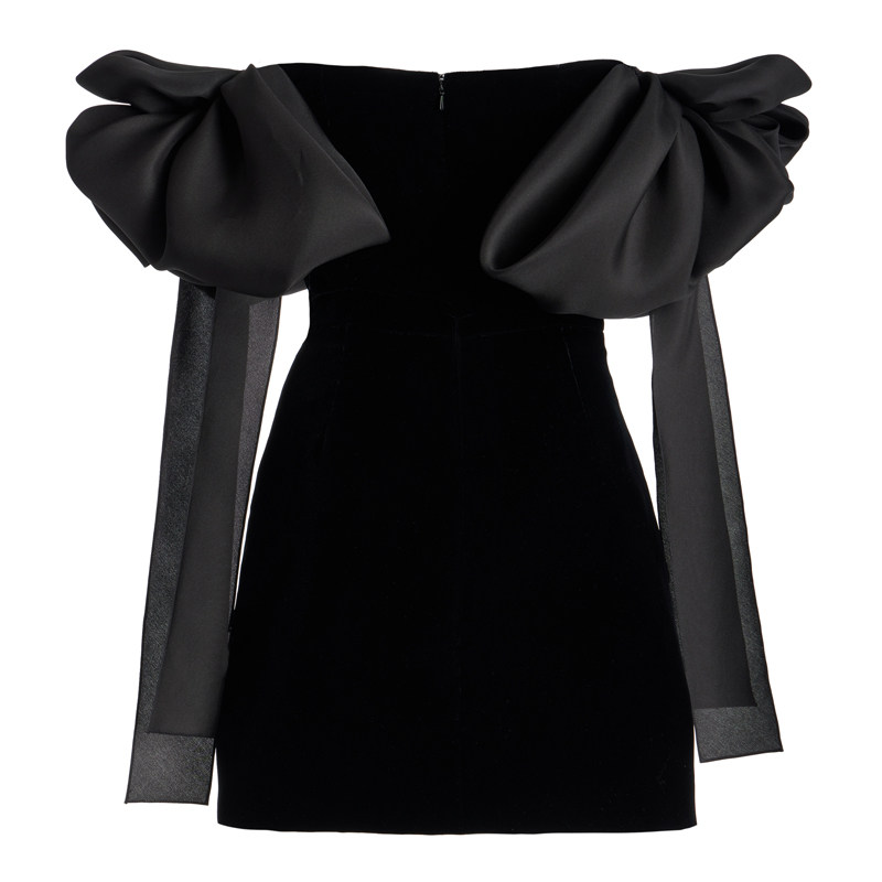 晚礼服2024新款高级质感小众气质派对生日宴会小礼服年会连衣裙秋