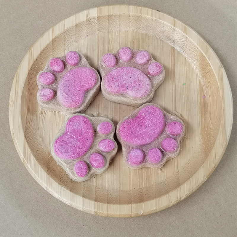 冻干猫爪饼猫咪主食 生骨肉饼冻干袋装 营养宠物冻干零食狗粮拌粮 - 图1