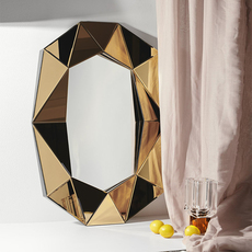 зеркало reflections copenhagen diamond系列钻石造型艺术墙面客厅浴室镜 OTHER