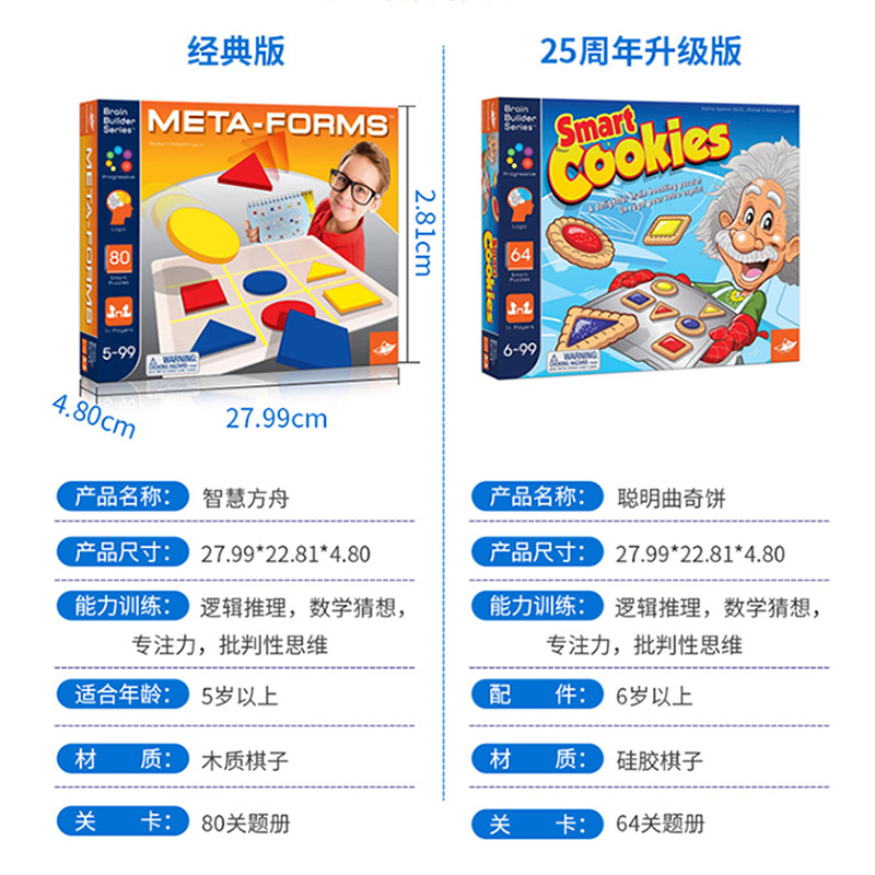 FoxMind智慧方舟聪明曲奇饼SmartCookies儿童思维益智桌游戏玩具 - 图0