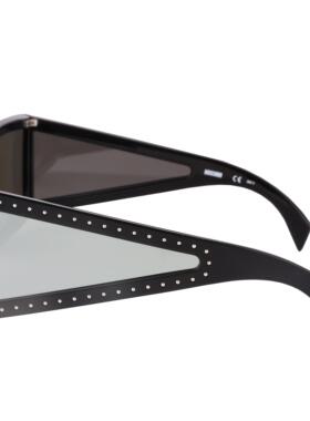 跨境铆钉2024新款大框太阳镜个性