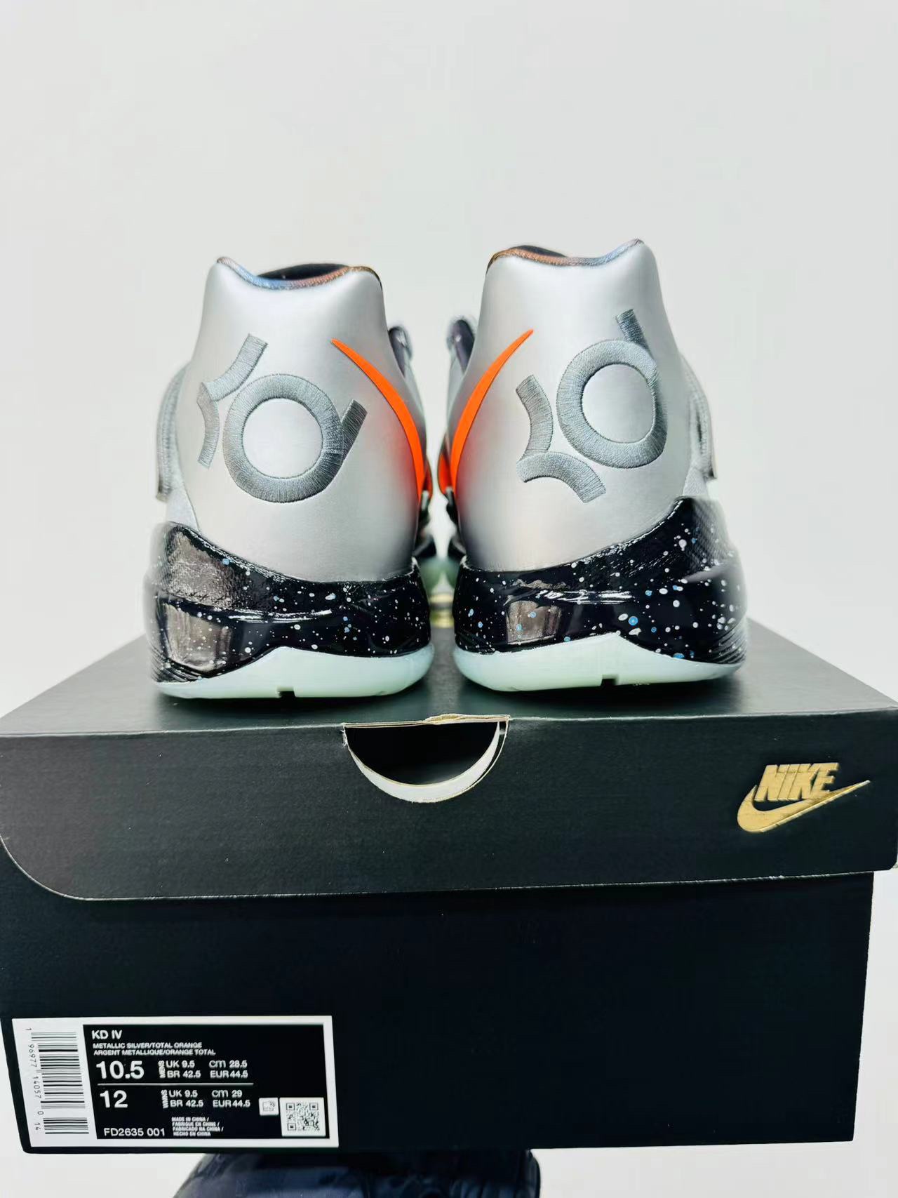 Nike Zoom KD4 Galaxy杜兰特4代银河全明星男子篮球鞋FD2635-001 - 图1