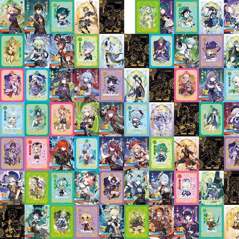 原神卡片卡牌游戏2元包第6弹三周年豪华游戏动漫周边收藏卡绝版卡