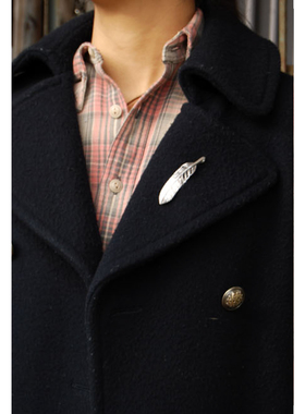 LUCKY JOHN 鹰羽吊坠 别针胸针两用 复古羽毛吊坠  Y069