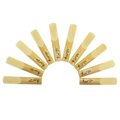 SLADE黑管哨片1.5/2/2.5/3/3.5号芦苇单簧管哨片10片装乐器簧片 - 图0