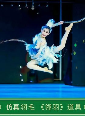 翎毛头饰子地鸡京剧戏曲俏