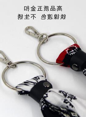 嘻哈hiphop腰果花方巾裤链挂裤子潮人裤巾男女包包挂饰复古风飘带