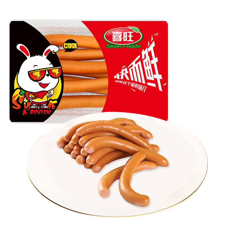 喜旺锁鲜维也纳熟食即食小细肉肠肠 喜旺食品香肠/腊肠