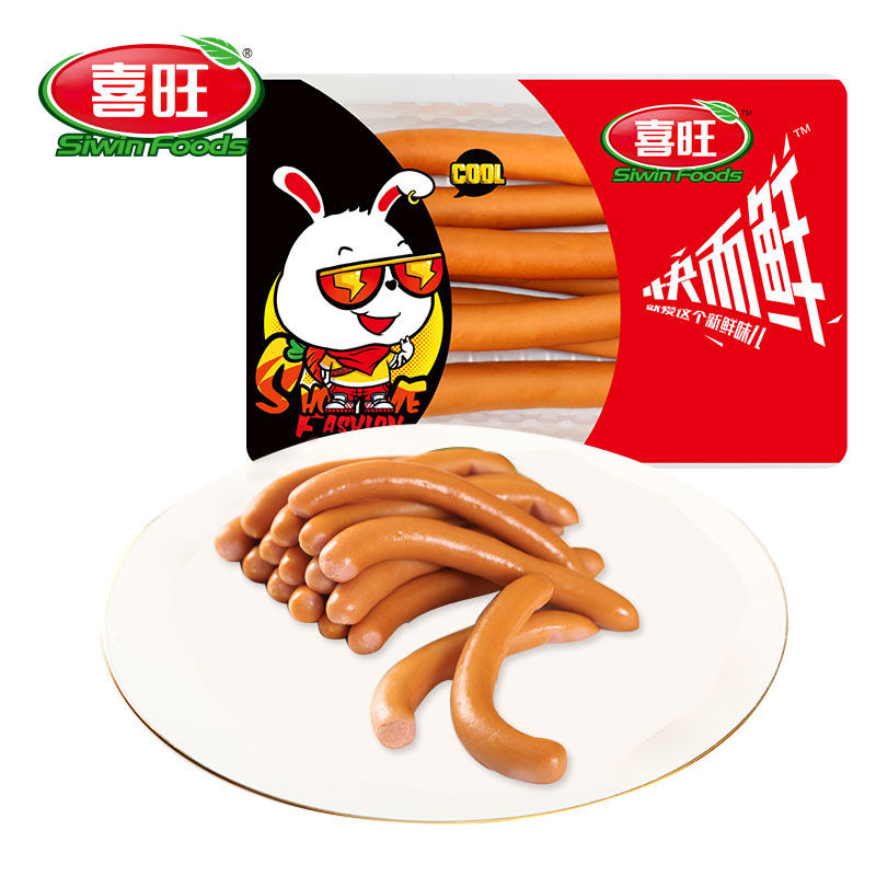 喜旺锁鲜维也纳熟食即食小细肉肠肠 喜旺食品香肠/腊肠