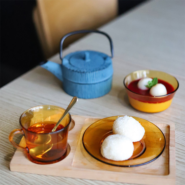 Imported tempered glass cup duralex tableware from France
