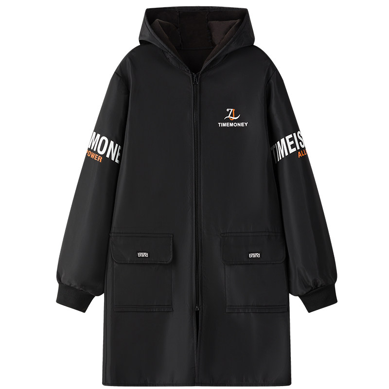 冬季罩衣女大人时尚加绒厨房围裙有袖加厚防水防污防脏工作服男款,淘宝优惠券,粉丝福利购,淘宝优惠卷