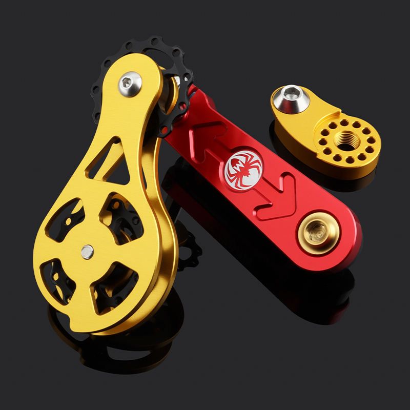 MUQZI土坡软尾山地车导链器单速飞轮压拉稳链器CNC防掉链紧链器 - 图1