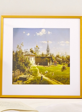 正方形现代画框铝合金画框挂墙