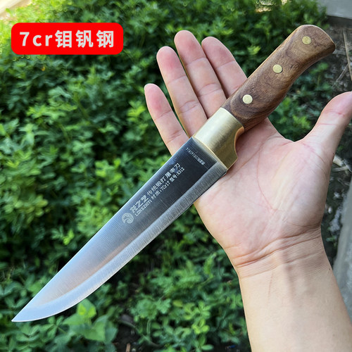 龙之艺锻打剔骨刀屠夫专用刀卖肉刀杀猪宰羊分割切肉专业尖刀特快 - 图1