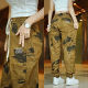 Workwear sweatpants ຂອງແມ່ຍິງ summer ບາງໆ 2025 leggings ຮູບແບບໃຫມ່ຄົນອັບເດດ: ກາງເກງ casual ວ່າງແນວໂນ້ມ pants camouflage ທີ່ນິຍົມ