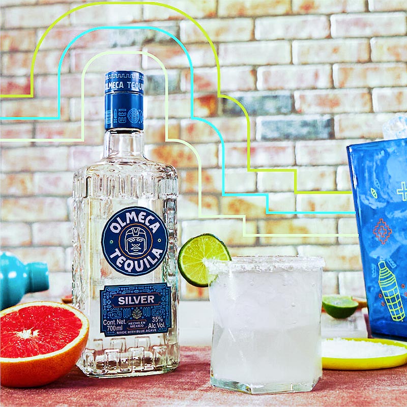 奥美加银龙舌兰酒墨西哥特基拉Olmeca正品烈酒进口瓶装洋酒700mL - 图1