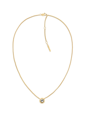 CalvinKlei精钢镀金锁骨链