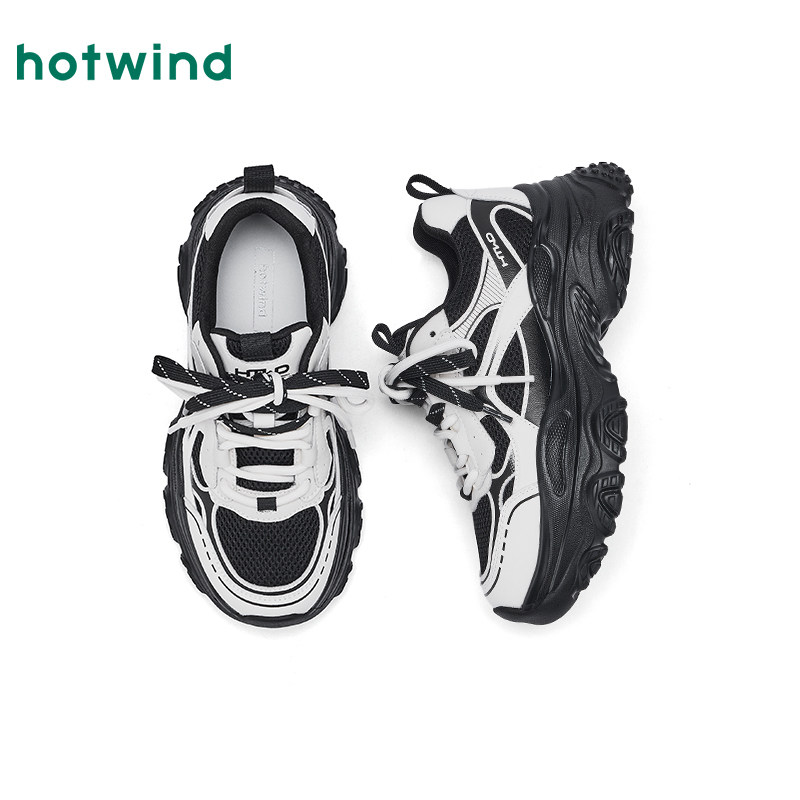 热风厚底老爹鞋女鞋2026年春秋季新款女士透气网面鞋子运动慢跑鞋,淘宝优惠券,粉丝福利购,淘宝优惠卷