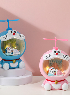 叮当猫小夜灯桌面摆件男女生礼物