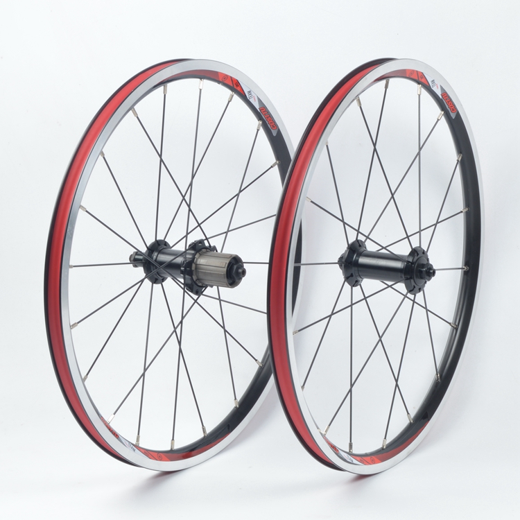 COSTTU 20寸*1-1/8 碟V剎 4培林/軸承/輕 小輪/摺疊車451/406輪組