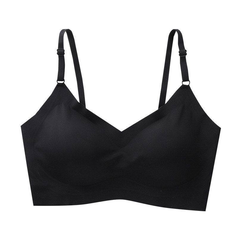 固定杯果冻薄款无痕聚拢大码粉底液隐形内衣女吊带美背心式文胸罩,淘宝优惠券,粉丝福利购,淘宝优惠卷