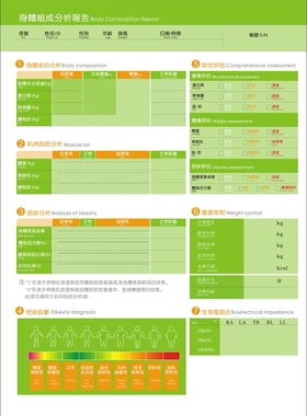 inbody清华同方体测纸佑久BIA秤