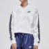 Áo khoác nữ  2019 thời trang mới dệt lụa dây kéo đứng cổ áo cardigan thể thao giản dị BV4780 - Áo khoác thể thao / áo khoác