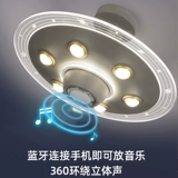 Потолочный светильник для детской комнаты для мальчиков, мультяшный комнатный светильник, космическая светодиодная люстра