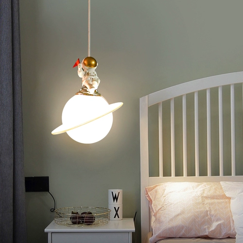 Люстра для спальни, космонавт для детской комнаты для кровати
