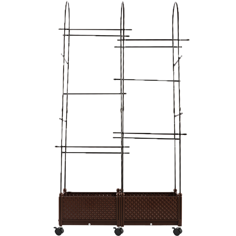 种植箱阳台种菜专用爬藤架蔬菜葡萄架花盆架子庭院藤架黄瓜杆支架 - 图3