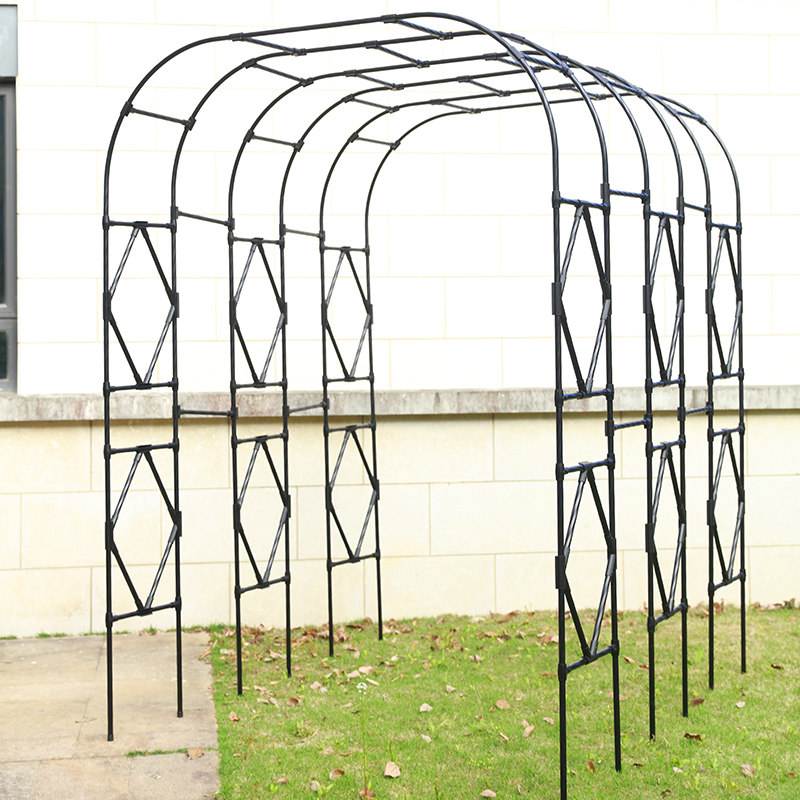 园之助横臂植物拱门花架爬藤架铁艺葡萄藤架支架户外花园庭院架子,淘宝优惠券,粉丝福利购,淘宝优惠卷
