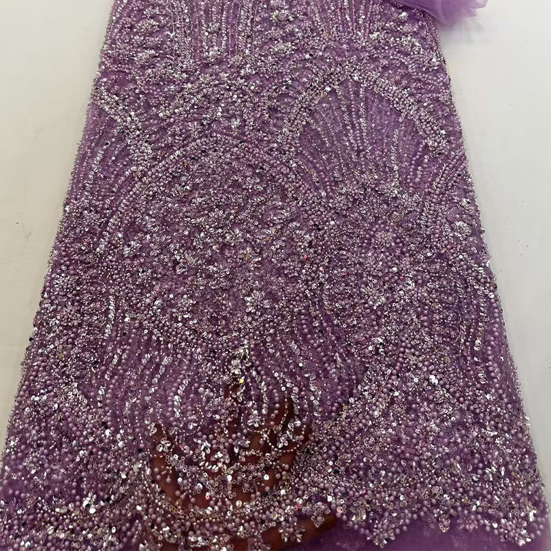 欧美网纱布料珠管绣花型小花朵泡泡珠亮片刺绣面料礼服婚纱连衣裙,淘宝优惠券,粉丝福利购,淘宝优惠卷