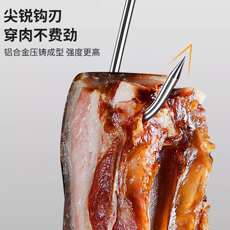 腊肉挂钩加粗实心不锈钢咸肉挂肉大号勾挂猪肉香肠尖头烤鸭钩子,淘宝优惠券,粉丝福利购,淘宝优惠卷