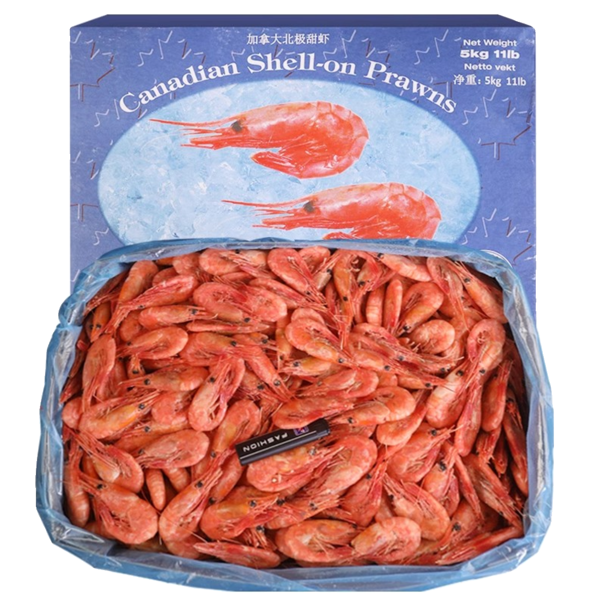 【新货到港】加拿大国王北极甜虾头籽北极虾原箱冰虾带籽刺身甜虾,淘宝优惠券,粉丝福利购,淘宝优惠卷