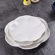 Creative ceramics for pure white irregular restaurants and hotels