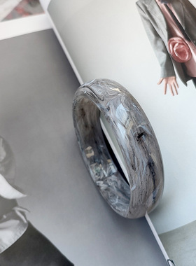 欧美手镯手环树脂时尚百搭冷淡风