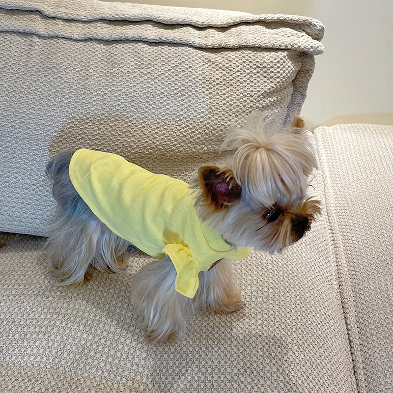 Sweet porridge cat and dog clothes elastic comfortable sweet vest