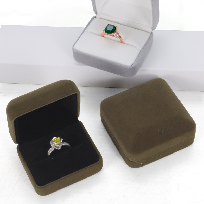 绒布铁盒珠宝首饰盒戒指吊坠手镯盒饰品包装盒包装礼物盒植绒盒子,淘宝优惠券,粉丝福利购,淘宝优惠卷