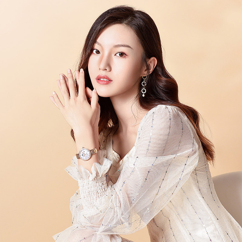 天王女士官方星辰系列优雅石英表 天王半小时国产腕表