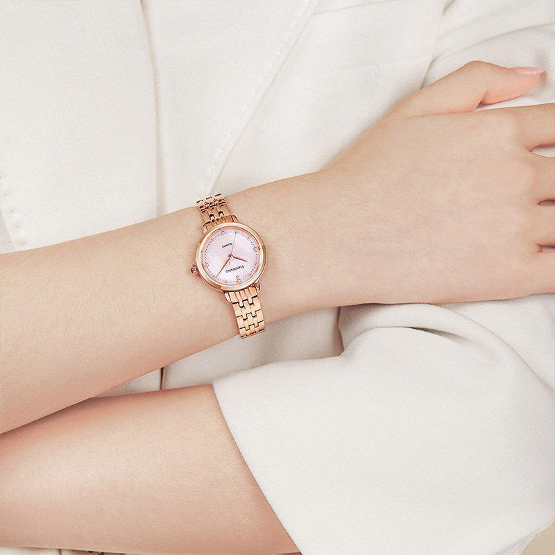 天王表女士手表精致小表盘石英表时尚简约轻奢手表生日礼物送女友