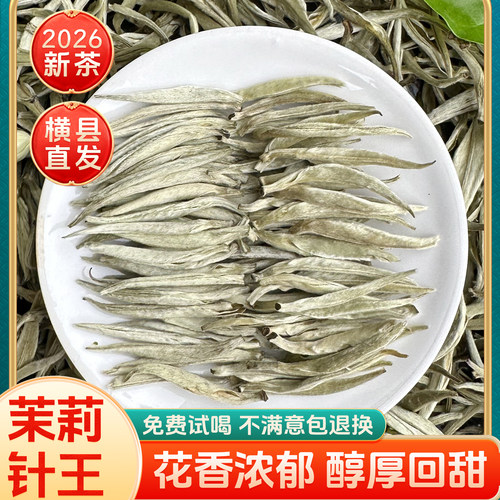 茉莉花茶2026新茶叶特种浓香型袋装茶王广西横县针王礼盒罐装包邮 - 图0