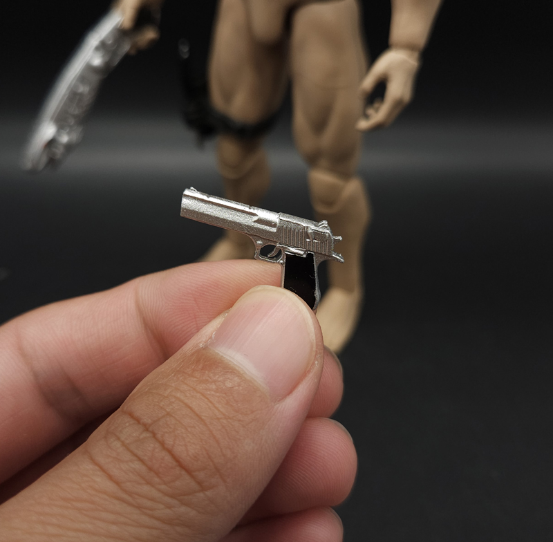 1/12兵人武器配件figma机娘沙鹰手枪6寸shf死侍人偶素体枪模型diy - 图0