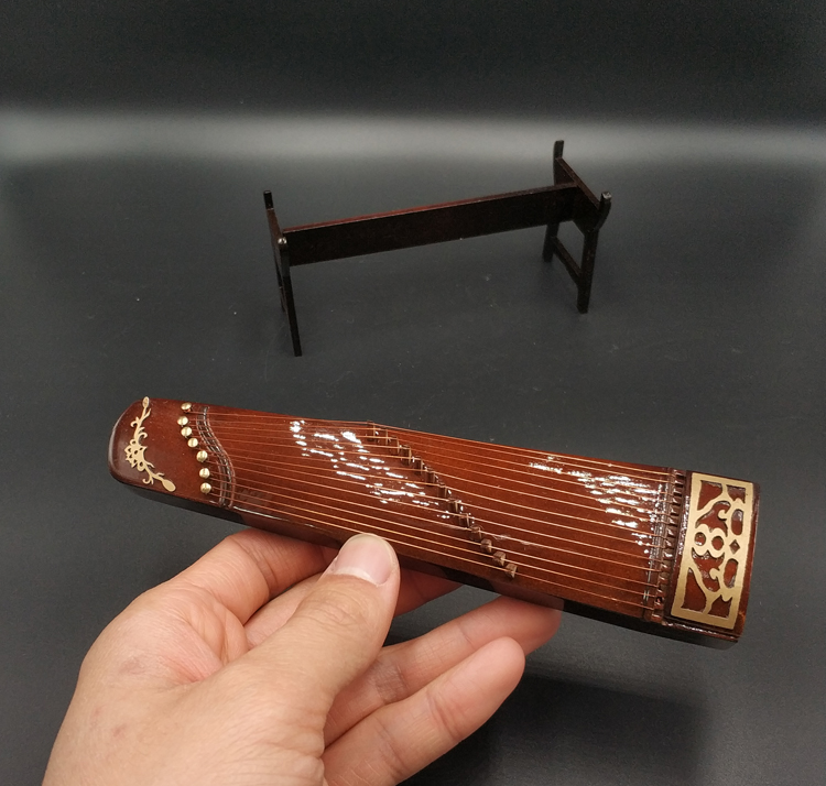 1/12分古代兵人舞台场景配件古筝bjd机娘乐器模型ob11娃用道具diy - 图2