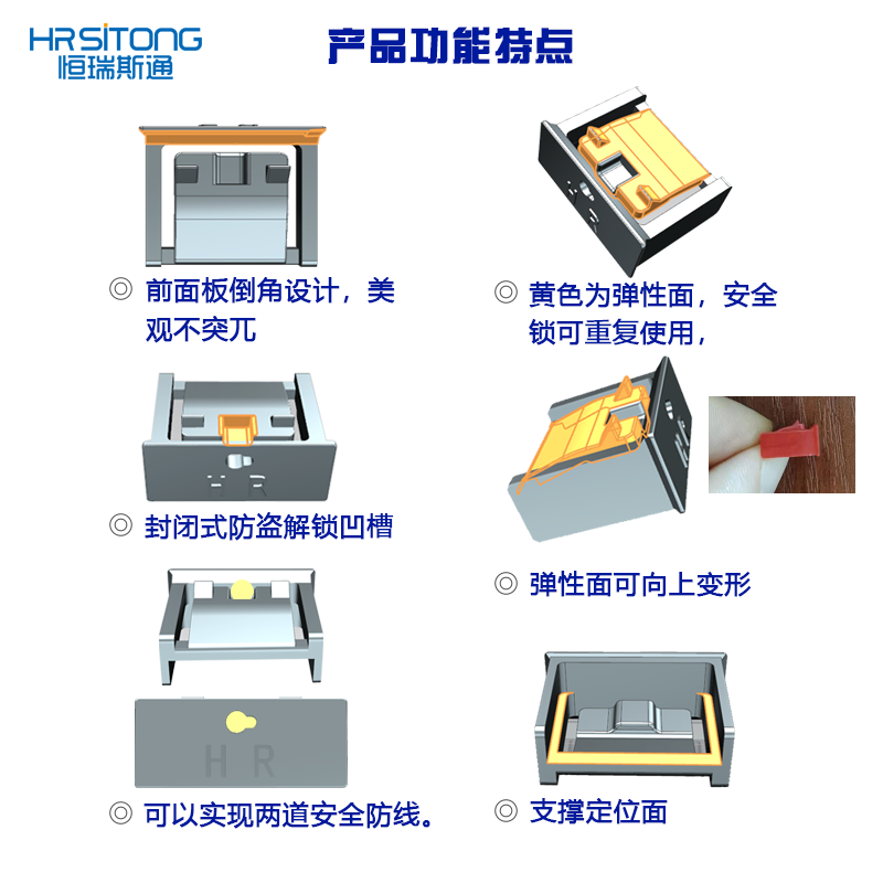 usb口安全锁可拆卸封口塞电脑usb接口封堵器安全塞usb防尘塞 - 图0