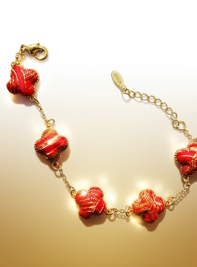 宋锦手链diy手工定制2026新年款饰品